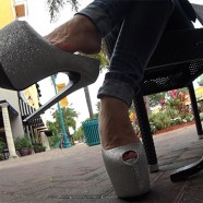 Out In Silver Glitter